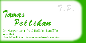 tamas pellikan business card